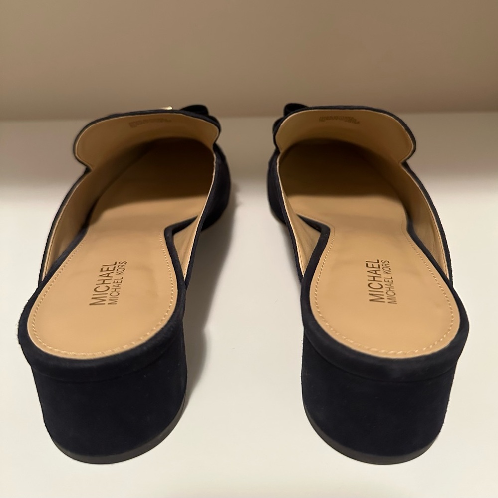 MK Caroline Mule in Navy Suede - Picture 6 of 8